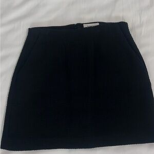 Babaton Black Mini Skirt